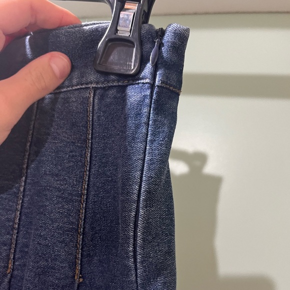Full Tilt Pleated Denim/Jean Skirt - Picture 5 of 5